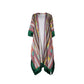 MULTI-COLOR SADU WITH GREEN FRINGE