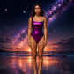 Metallic purple