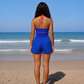 royal blue w/ red orange border