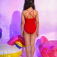 RED / SIZE 6