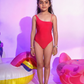 RED / SIZE 6