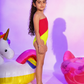 RED W/ YELLOW / SIZE 8